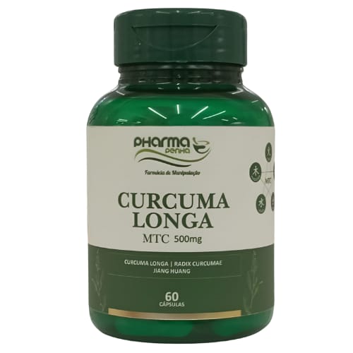 Cúrcuma Longa 500mg 60 Cápsulas - Pharmapenha